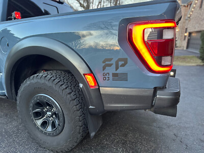 2021-2025 Ford Raptor F-150 FP Gen 03 rear quarter vinyl decals F150 -pair