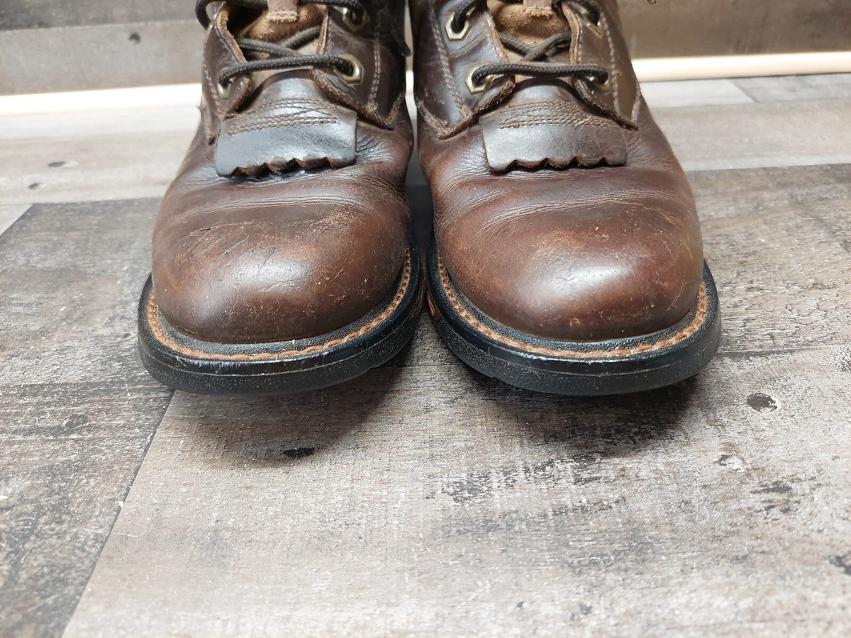 Ariat Brown Leather Lace Up Work/Western Boots Size 5.5 Ariat Mens Lace up Heavy Duty Work Boots Sierra Cascade Size  main image 2
