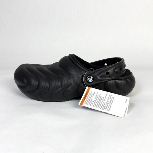 Zoccoli slip-on Crocs per adulti classici foderati neri - Foto 3 di 8