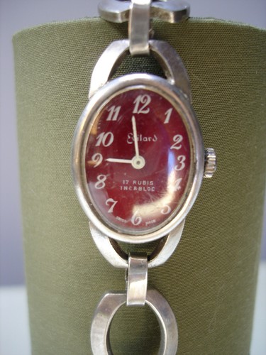 Orologio da polso donna Evilard in argento 800 - 17 rubis incabloc Swiss  made | eBay