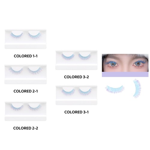 10 Piezas Herramientas de Maquillaje Pestañas Falsas Pestañas Falsas Suaves Pestañas Falsas Juegos con disfraces - Imagen 1 de 12