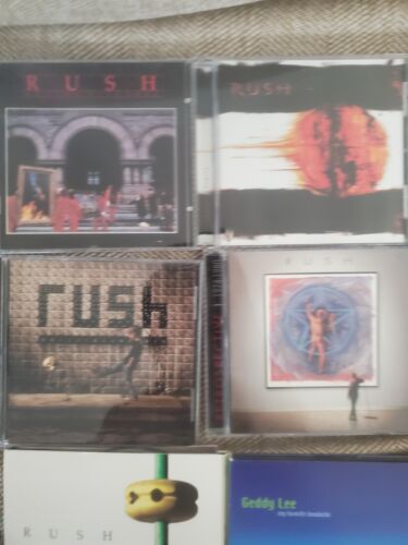 11 RUSH geddy lee cd LOT moving pictures retrospective vapor trails test forEcho - Picture 2 of 7