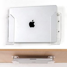 Wall Mount Laptop Holder - Also Available as an Under Desk Laptop Mount Clear...