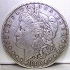 1880 O Morgan Silver Dollar