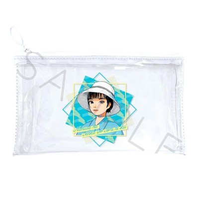 Naruse is going to take over the world'' Flat Clear Pouch A Akari 185×105mm