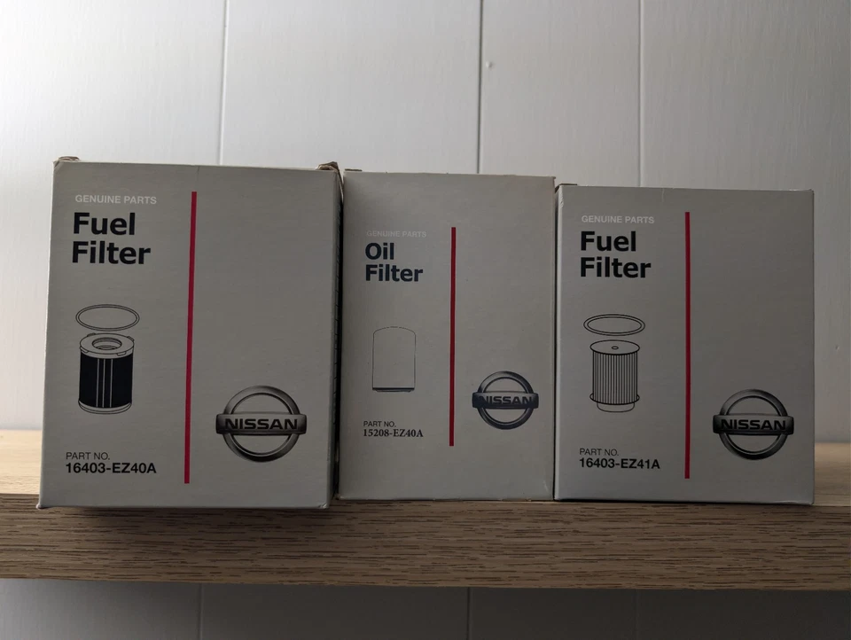 Kit de filtro diésel genuino OEM y combo de filtro de aceite para Nissan Titan XD 5,0 L 8 cilindros Foto 2 de 4