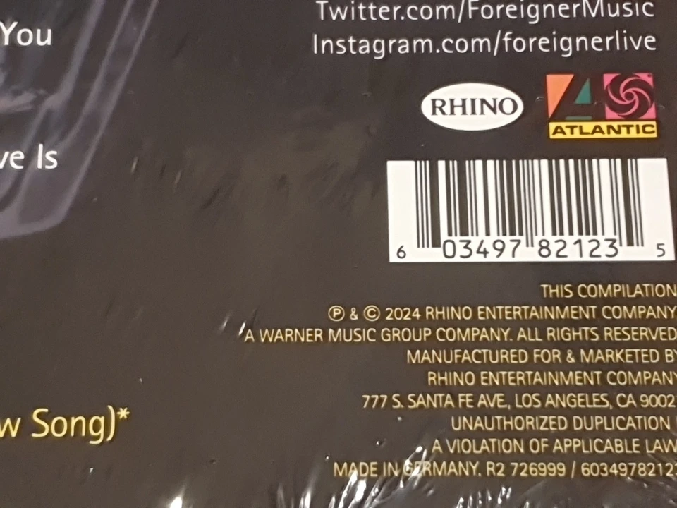 Foreigner "turning back the time" CD Digipak NEU Ovp Best-Of Album 2024, 18 Hits - Bild 3 von 3