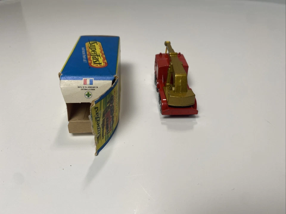 Camión grúa Matchbox Superfast Nº30c 8 ruedas en caja original 1970 Foto 4 de 4
