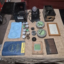 Vintage 1940s Agfa Darkroom Collection NOS Film, Zeiss Ikon Defender Varigam