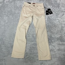7 for all mankind boys slimmy tan pants boys size 10 Zip fly pockets uniform NWT