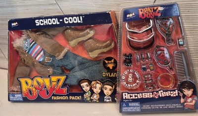  Bratz Boyz School-Cool Fashion Pack & Accessoreez Pack NEW MGA Entertainment 