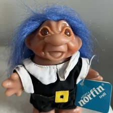 Vintage 1986 Thomas Dam Troll Dolls PILGRIM Vintage Dam Troll Doll Trolls