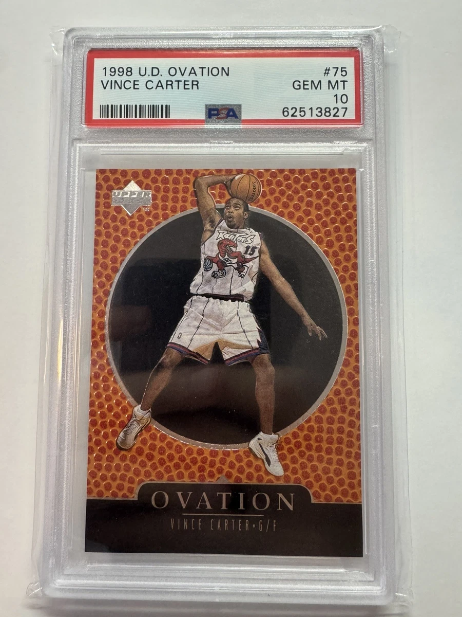 Vince Carter Basketball Grade 10 Rookie Sports Trading Cards