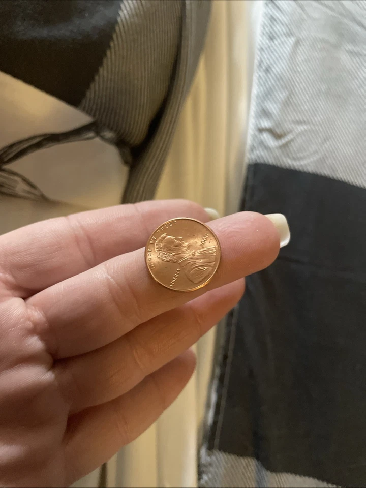 Lincoln Head Memorial Penny 2000, Wide Am, sin marca de ceca Foto 2 de 4