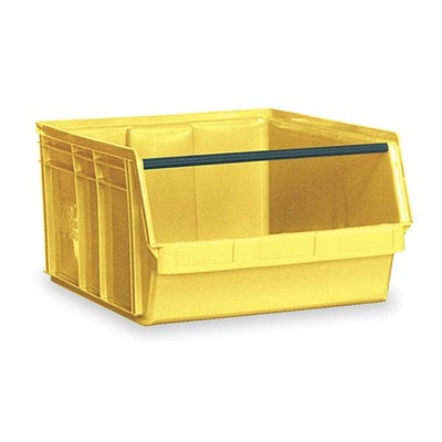 QUANTUM STORAGE SYSTEMS QMS743YL Bin,Yellow,Polyethylene,11 7/8 in 1VH60