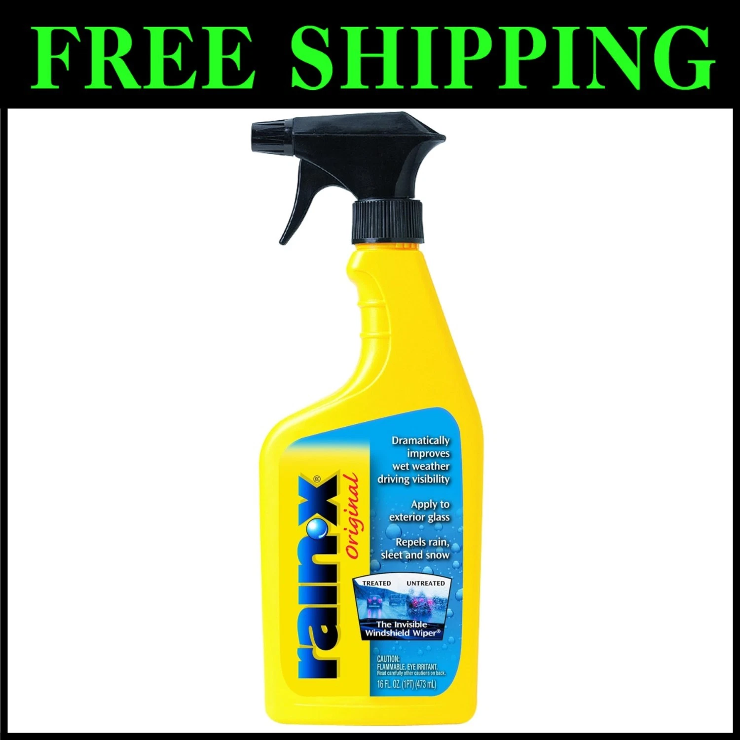 Rain-X Glass Treatment, 16oz - Improved Visibility
Opens in a new window or tab