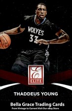 2014-15 Panini Donruss Thaddeus Young #5 Minnesota Timberwolves Elite NBA 