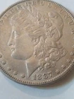 1887 silver dollar coin
