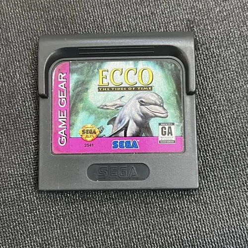 Ecco: The Tides of Time (Sega Game Gear, 1995) Tested Authentic W/ Case