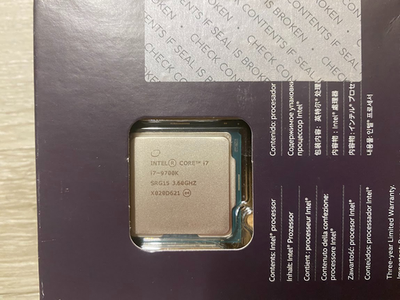 Intel Core i7-9700K 3.6 GHz Octa-Core Processor (BX80684I79700K