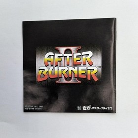 Sega Afterburner II Sega Saturn Game Flight Simulator Used