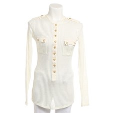 Balmain Pullover 34 FR 36 Weiß Sehr gut