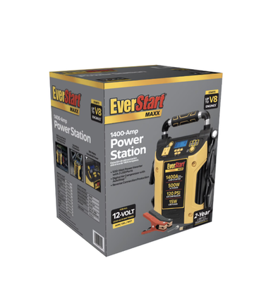 EverStart Maxx 1400 Peak Amp Jump Starter w/ 500W & Compressor | eBay