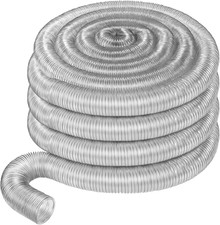 4 X 70' Flexible PVC Dust Collection Hose, Heavy Duty Dust Debris, Fume Collecti