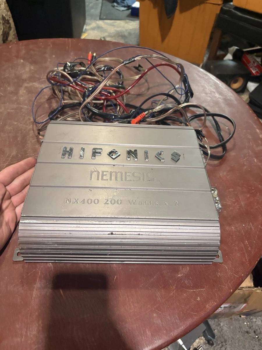 Hifonics Nemesis NX400 200 Watts X 2 Amplifier Tested | eBay