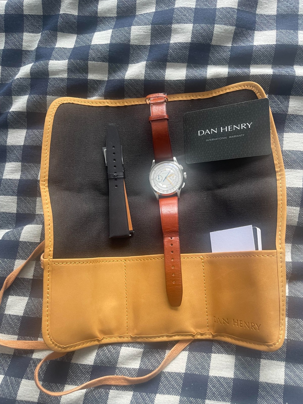 Dan Henry 1937 with two wrist bands