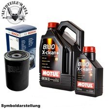 Motul Öl 5W30 X-Clean + mit Ölfilter 6 Liter für BMW
