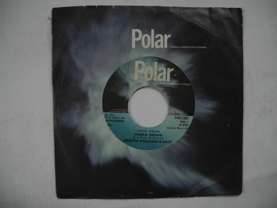 BIRGITTA WOLLGÅRD Mamma Mia - swedish version 45 7" single 1976 Sweden Polar EX- - Image 2 of 2