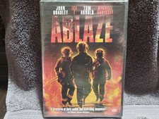 (1FREE) DVD Ablaze (WS, 2001) NEW John Bradley, Tom Arnold, Ice-T