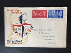 E GB 1951 FESTIVAL SET ON FIRST DAY COVER 4 MAY PMK YO HOLYHEAD ANGLESEY