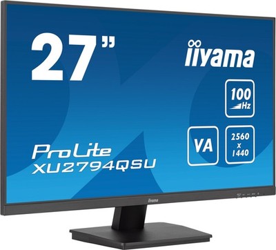 ️ iiyama ProLite XU2794QSU-B6 - 27'' WQHD VA Monitor - Ultra Slim Frame