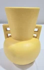 Vintage Royal Haeger Art Deco Vase Matte Yellow Decor MCM NICE