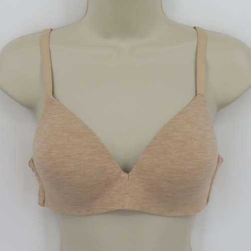 Gap Body 36B Breathe Wireless Bra Heathered Beige Lined Women Wirefree Comfort - Photo 11/12
