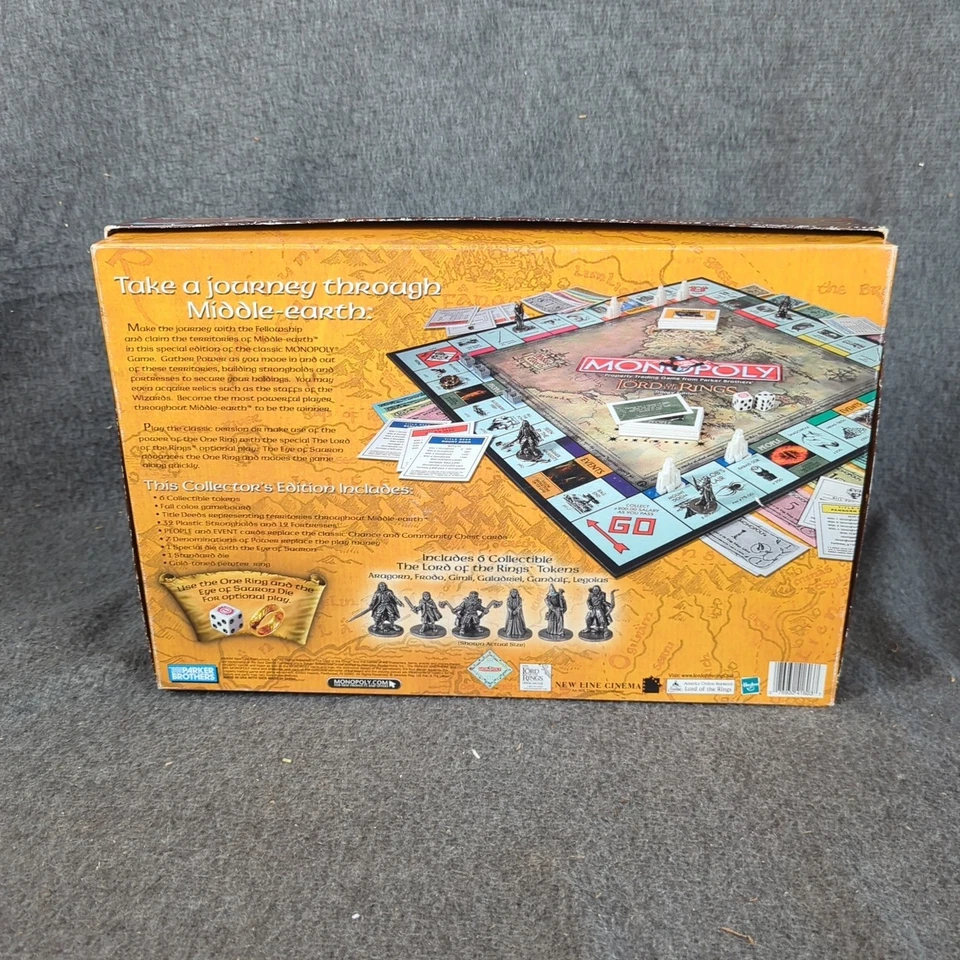 Hasbro Gaming Monopoly - The Lord of the Rings Trilogy Edition- Open Box - Image 2 of 4