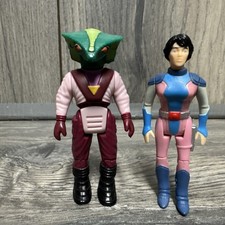 Dino-Riders Serena Skwirm 2 Pack Action Figure Pink Uniform female Rulin Vs tyco