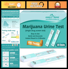 Easy Home Marijuana THC Single Panel Drug Tests Kit -  EDTH-114 20 Pack 