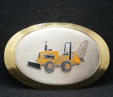 WF01155 NICE VINTAGE 1970s CASE DH5 TRENCHER HEAVY EQUIPMENT BELT BUCKLE