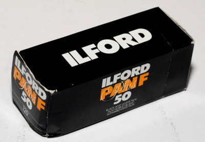 ILFORD PAN F 50-120 ROLL FILM-FACTORY SEALED