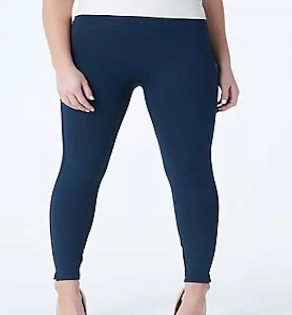 Spanx Ankle Length Ponte Hem Slit Leggings