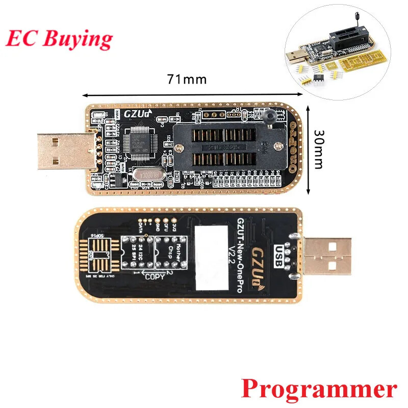 Programmer USB Motherboard Routing LCD BIOS SPI FLASH 24 25 Read 