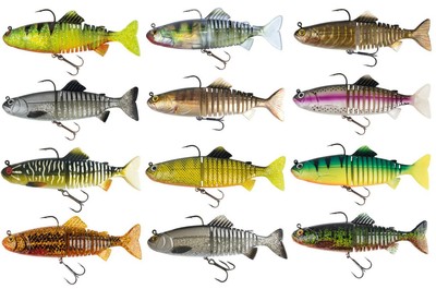 Fox Rage Replicant Jointed - Swimbait Wobbler, Hechtköder, Schleppköder