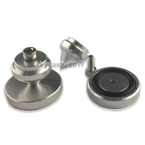4 Stck. 20 mm Aluminium Lautsprecher Spike Pad Stoßfest Isolierung Ständer Füße Nagelpad - Bild 5 von 8
