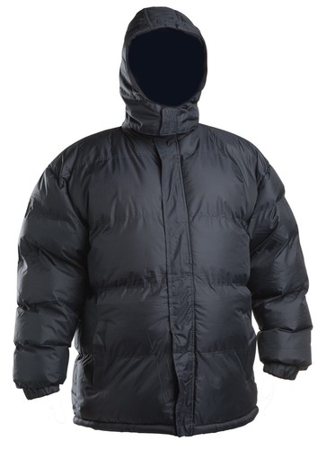 Men’s WARM Puffer Jacket Bubble Coat Fleece lined Zip-off hood Lion Force Size X - Picture 9 of 10