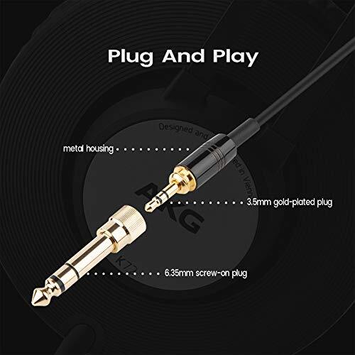 Câble Audio Spiralé Pour Casques AKG - 1,2m Extensible à 3m Avec Adaptateur 6,35mm