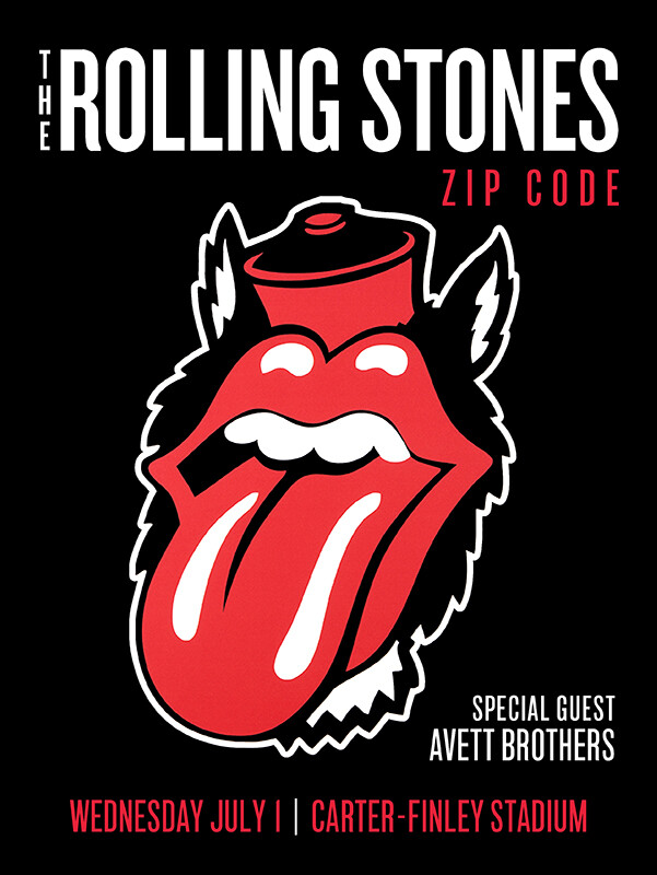 the rolling stones ポスター THE ROLLING STONES 1978 Concert Poster Re-imagines the