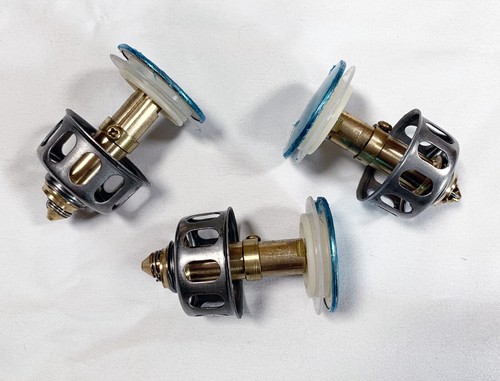 3 Universal Becken Pop-Up Waschbecken Abfluss Filter Waschbecken Abfluss Waschtisch Stopfen - Bild 2 von 3